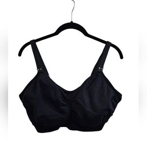Kindred Bravely Busty Elegant Black Women's Maternity Nursing Bra Size Large